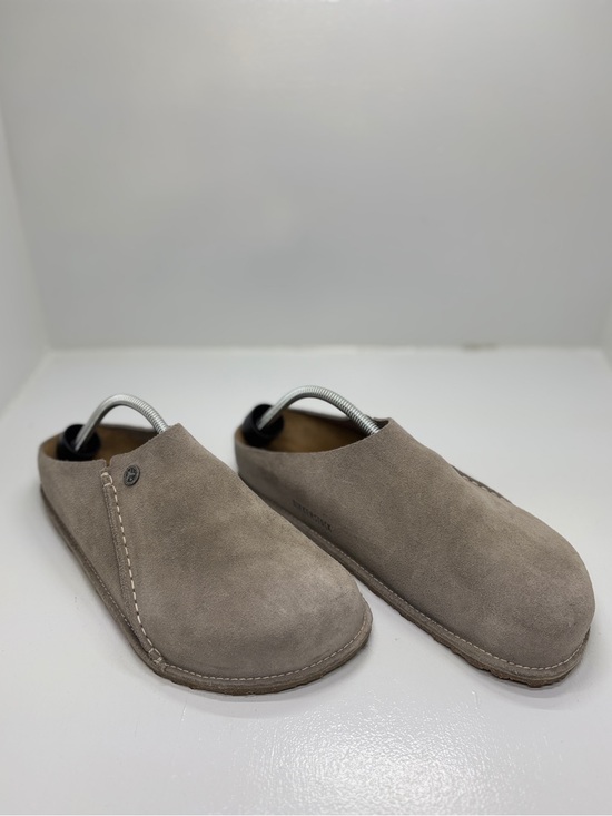 Birkenstock Zermatt Premium Gray Taupe Suede Clogs Men\'s US 11 EU 44 Slip On main image 4